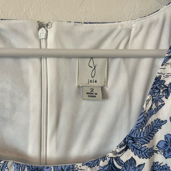 Joie NWOT Tropical Dog Print Dress - Picture 7 of 7